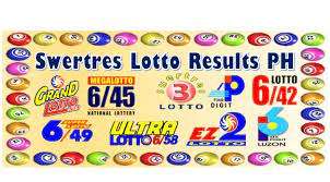 Swertres lotto result today